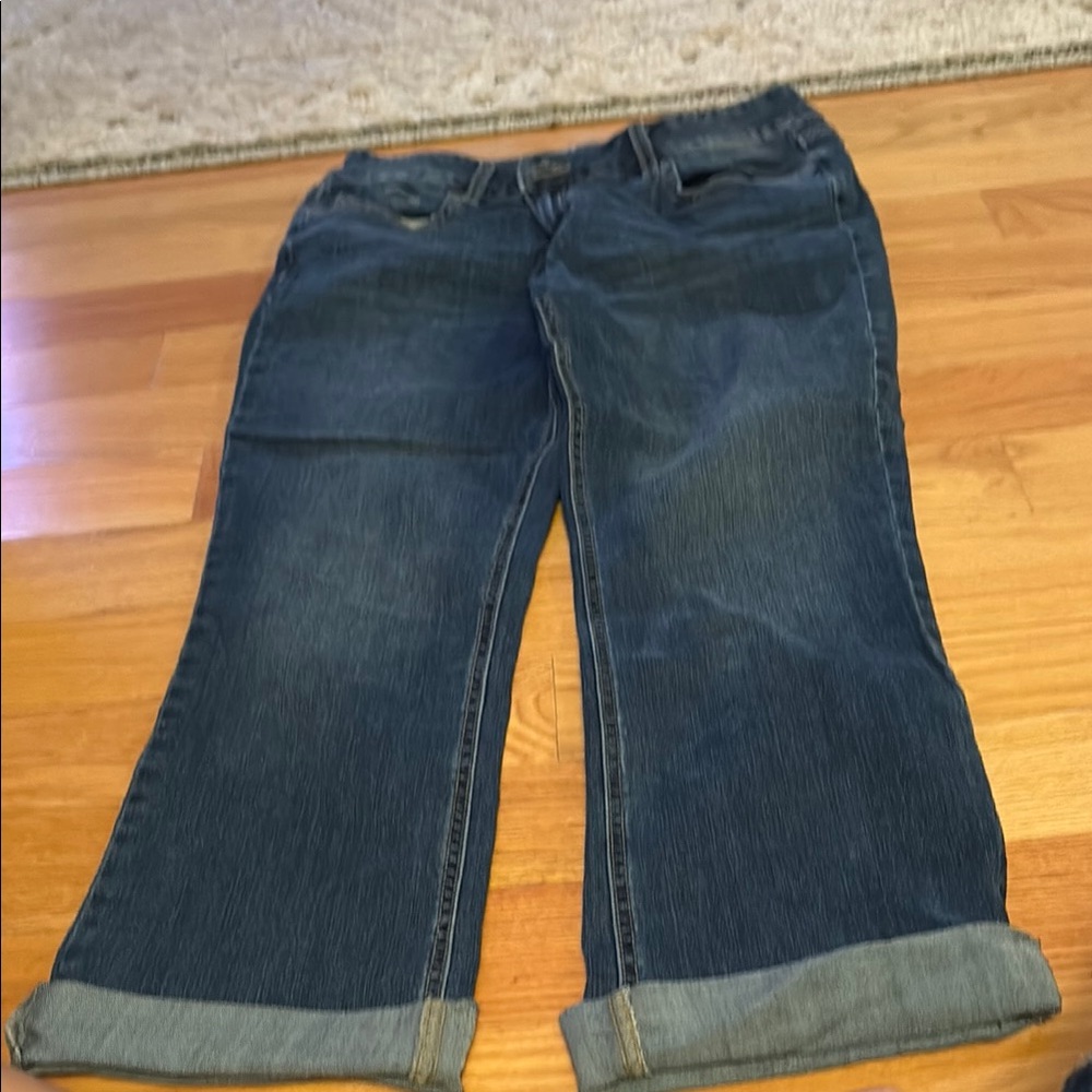 Maurices Dark Blue Flare Jeans